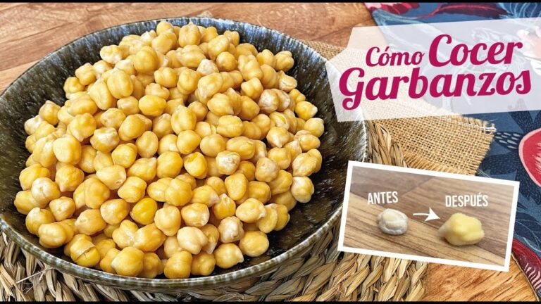 garbanzos en agua fria o hirviendo