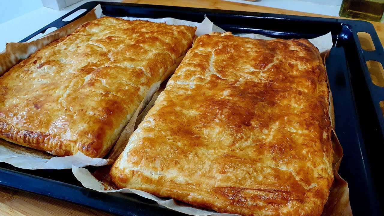 hojaldre de verduras y queso de cabra