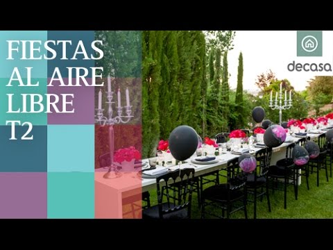 ideas para cumpleaños al aire libre facil