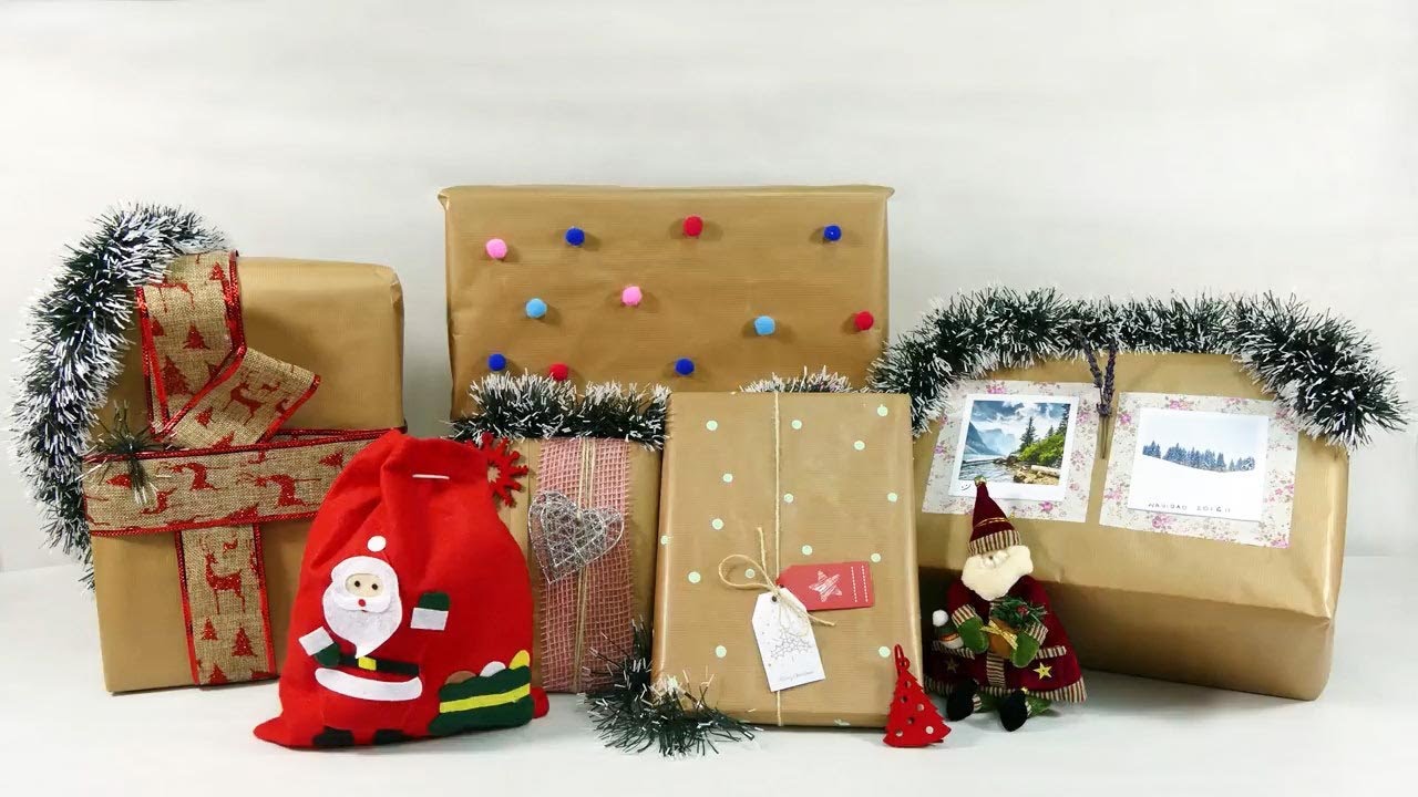 ideas para envolver con papel kraft