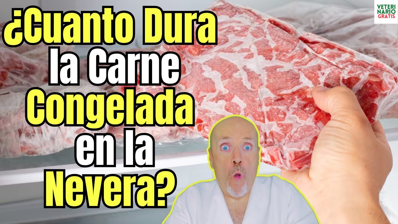 la carne congelada se pone mala
