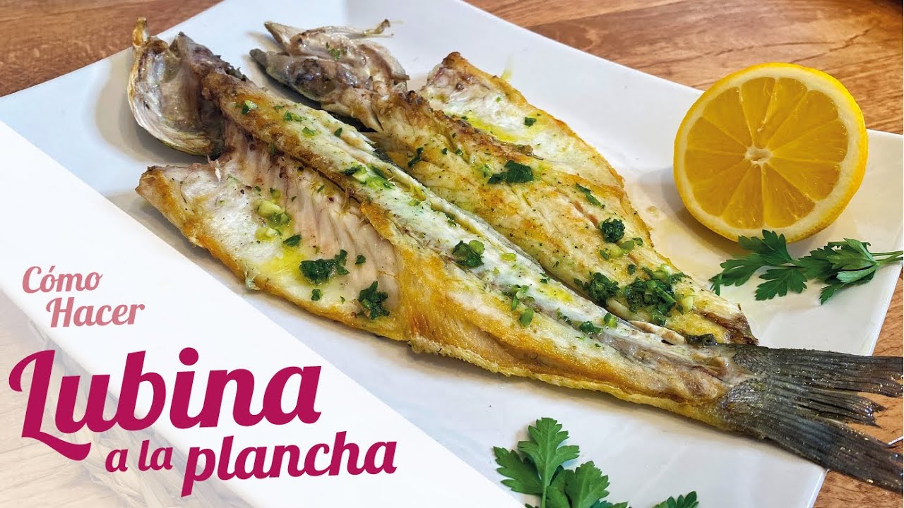 lomos de lubina a la plancha