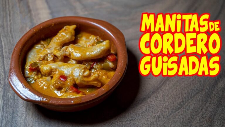 manitas de cordero tiempo de cocción