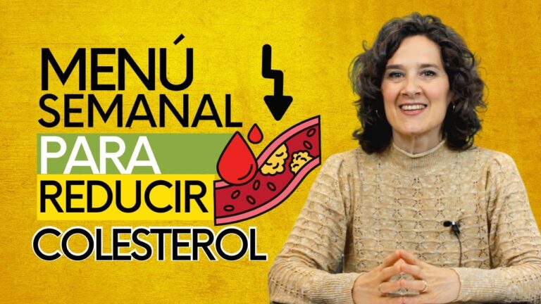 menu para bajar el colesterol alto