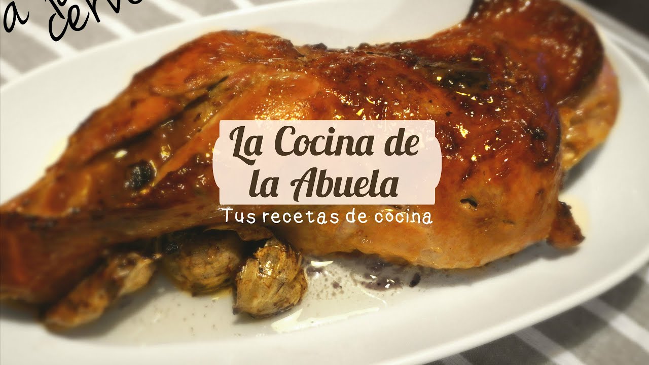 muslo de pavo a la cerveza