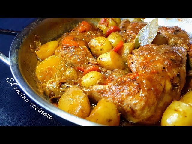 muslos de pollo deshuesados a la cerveza