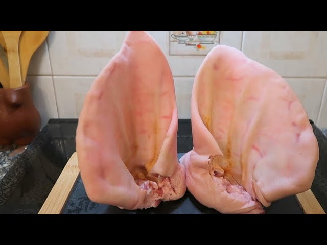 oreja de cerdo en olla express tiempo