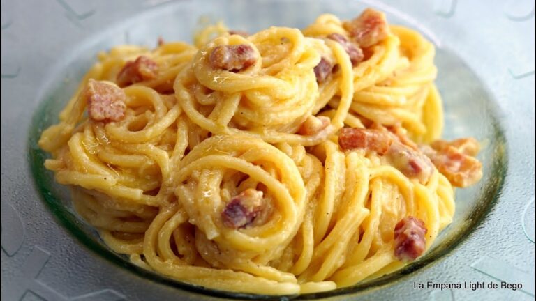 pasta sin tomate y sin nata