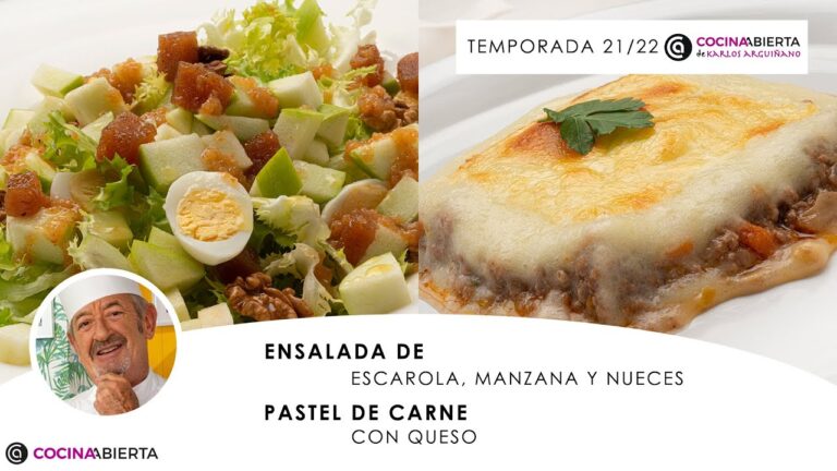 pastel de carne con queso arguiñano