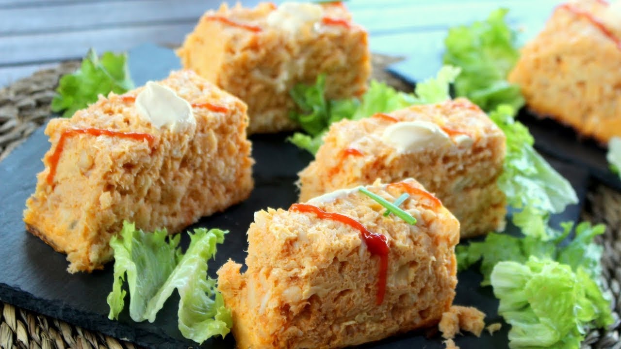 pastel de merluza y gambas sin nata
