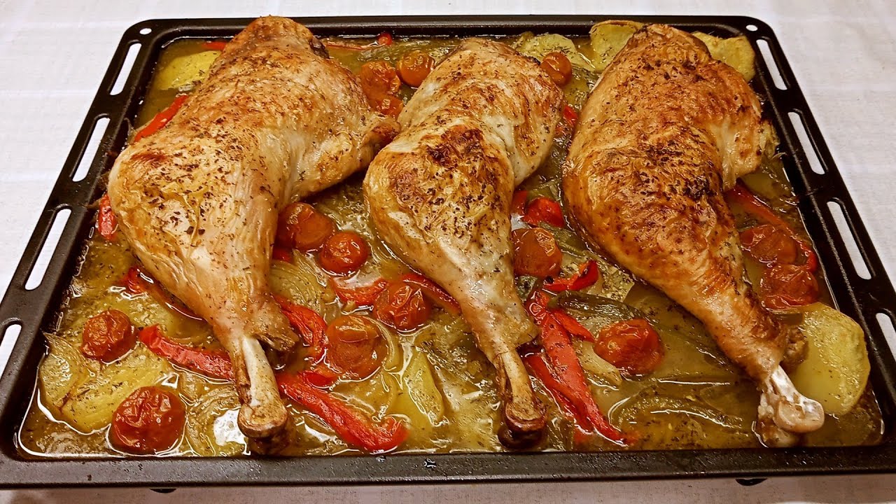 pata de pavo al horno con patatas