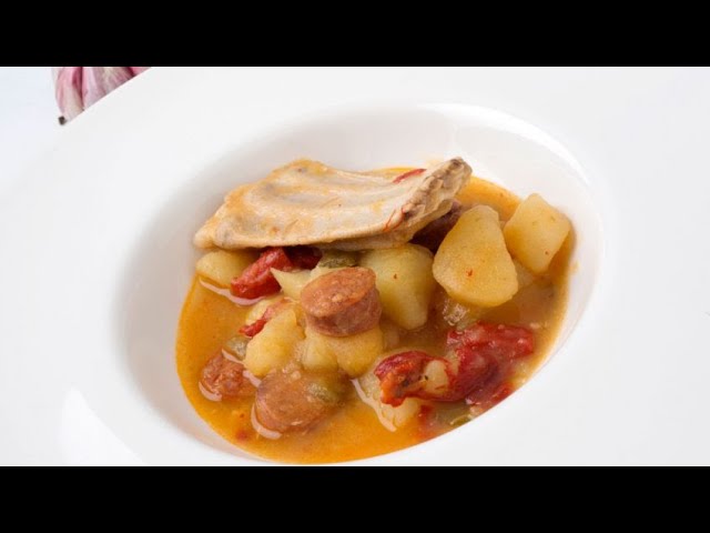 patatas con costilla y chorizo arguiñano