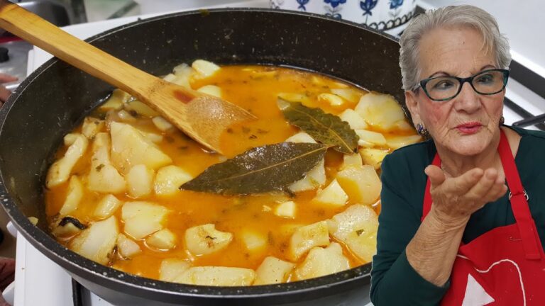 patatas con sepia de la abuela