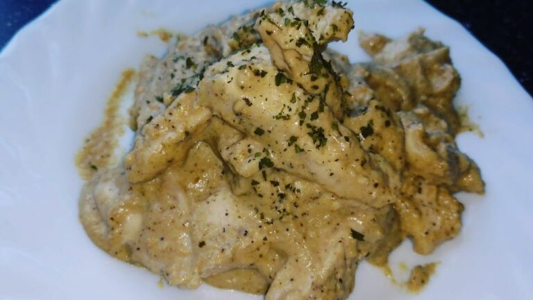 pechugas de pollo con salsa de almendras