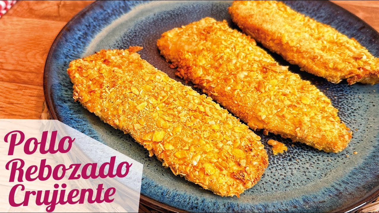 pechugas rebozadas en freidora de aire