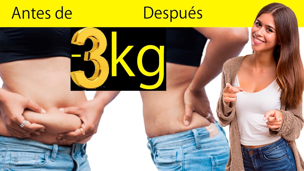 perder 3 kilos en una semana