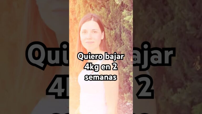 perder 4 kilos en 2 semanas