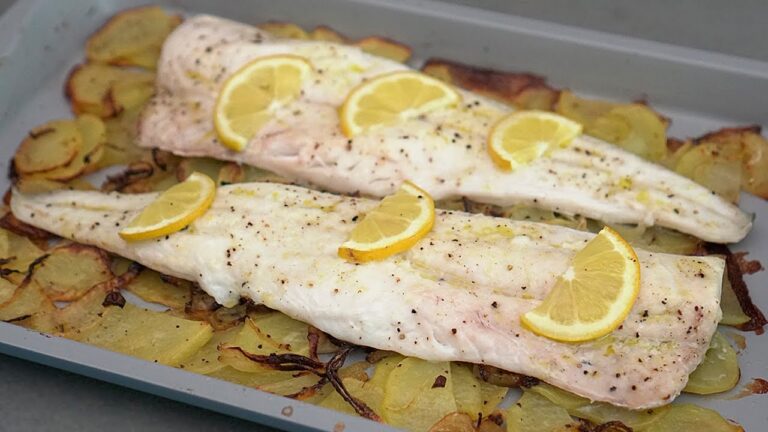 pescado al horno fácil y rápido