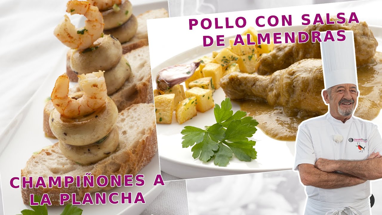 pollo con salsa de almendras karlos arguiñano