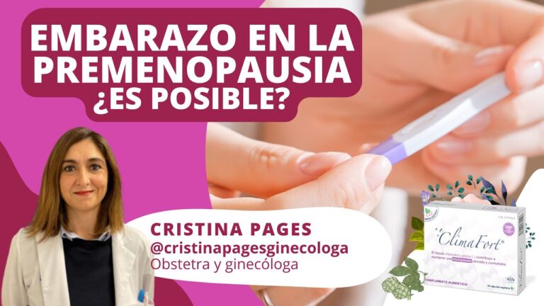 puede una mujer con menopausia quedar embarazada