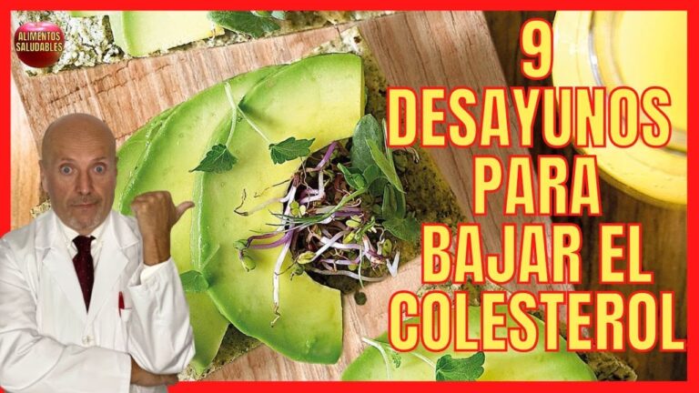 que desayunar para bajar el colesterol