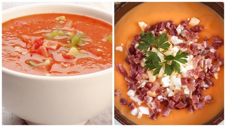 que diferencia hay entre salmorejo y gazpacho