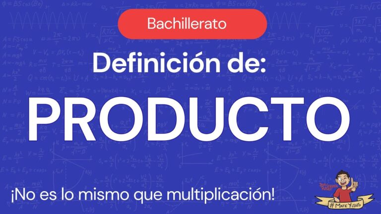 que es el producto de un número