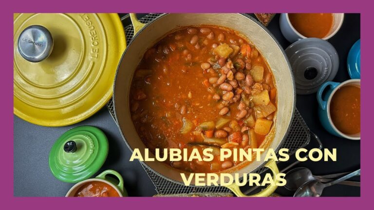 receta alubias rojas de bote con verduras