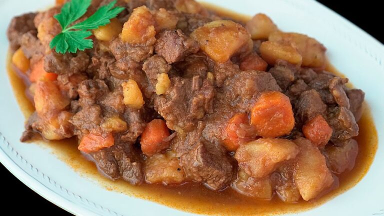 receta carne guisada con patatas olla express