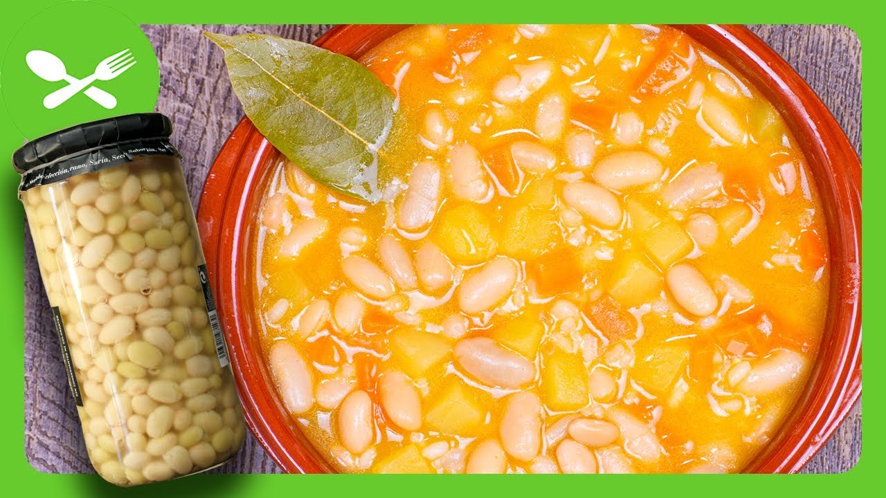 receta de judías blancas de bote