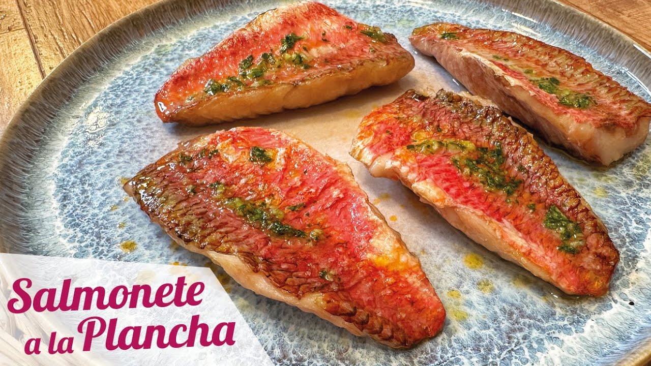 receta de salmonetes a la plancha