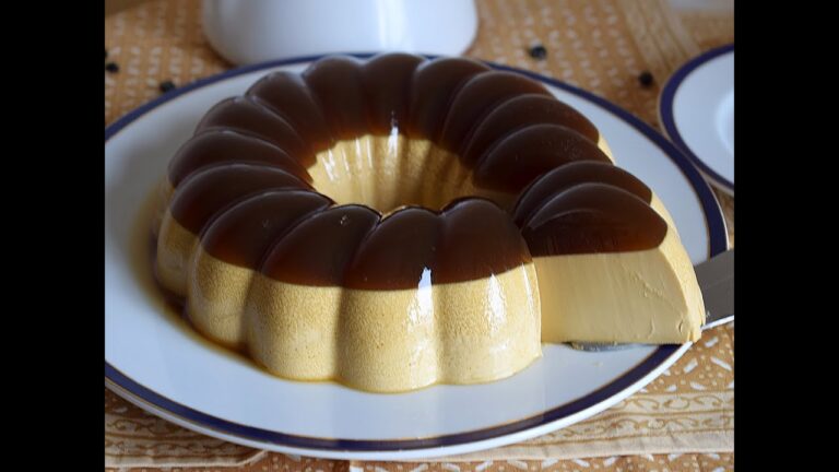 receta flan de cafe con nata y royal