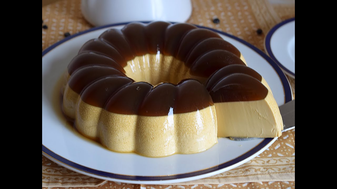 receta flan de cafe con nata y royal