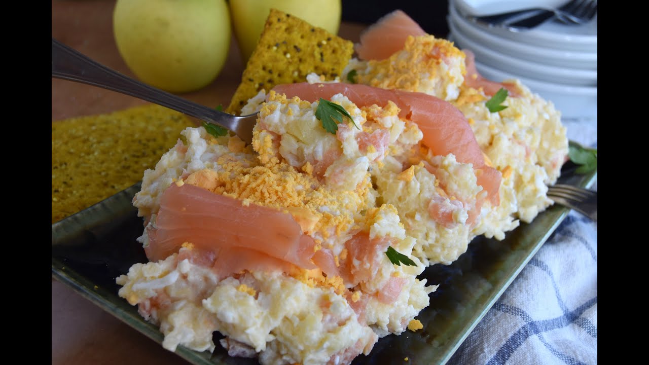 recetas fáciles de ensaladas con salmón ahumado