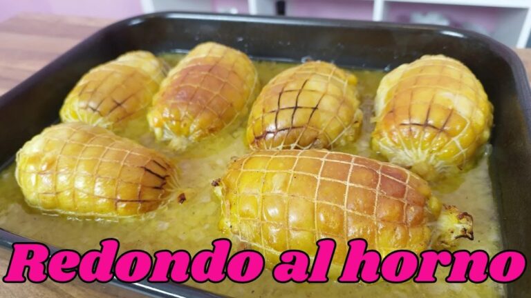 redondo de pollo relleno al horno