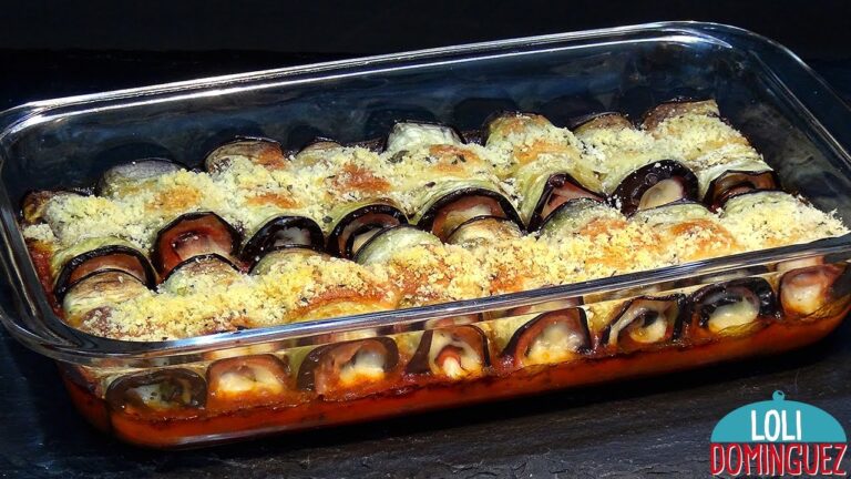 rollitos de jamón york y queso al horno