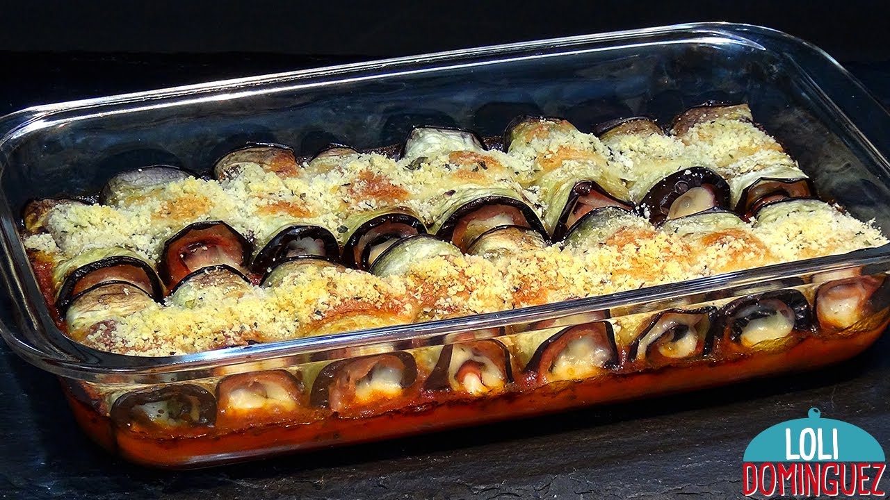 rollitos de jamón york y queso al horno