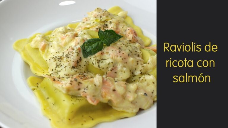 salsa para acompañar ravioles de salmón