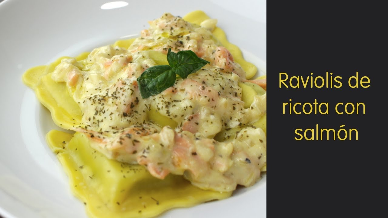 salsa para acompañar ravioles de salmón