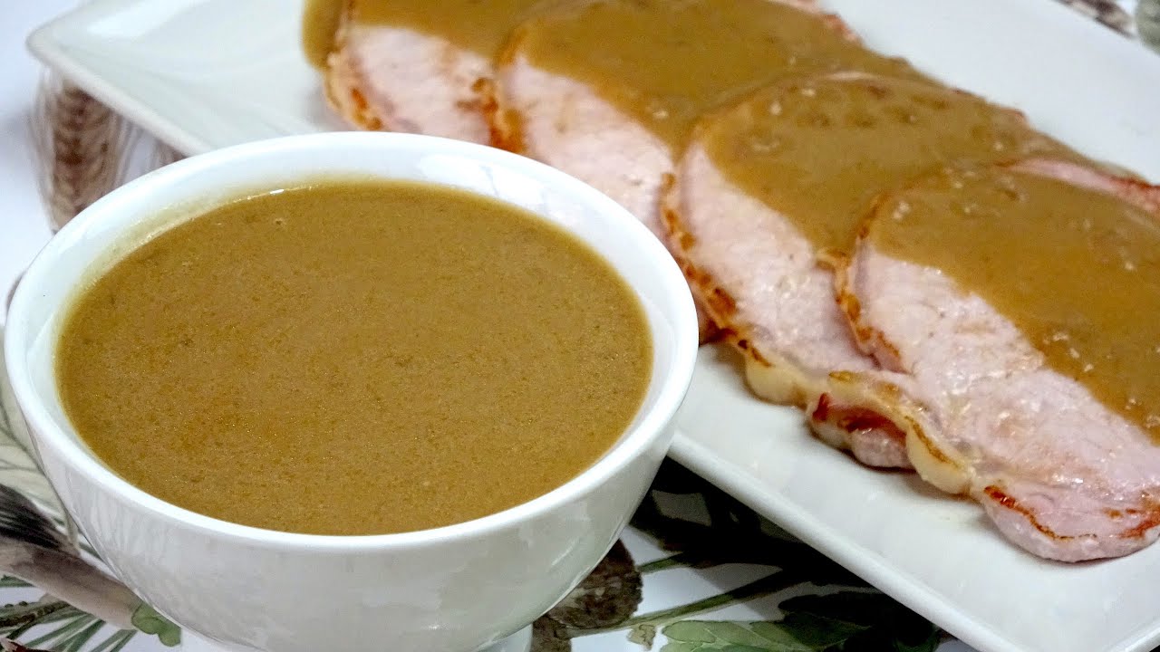 salsa para carne rellena al horno