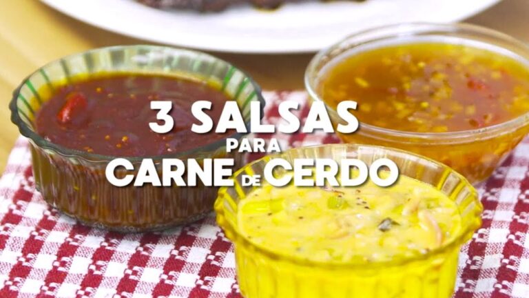 salsas para acompañar chuletas de cerdo