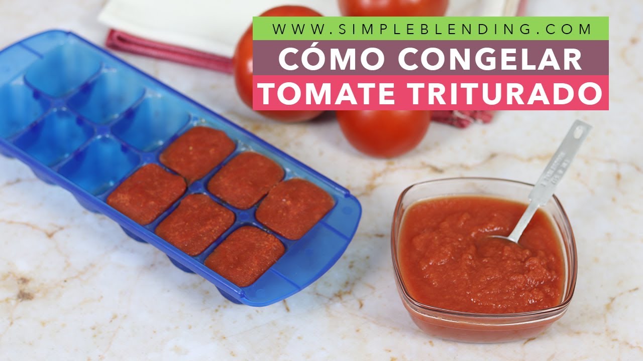 se puede congelar el tomate rallado