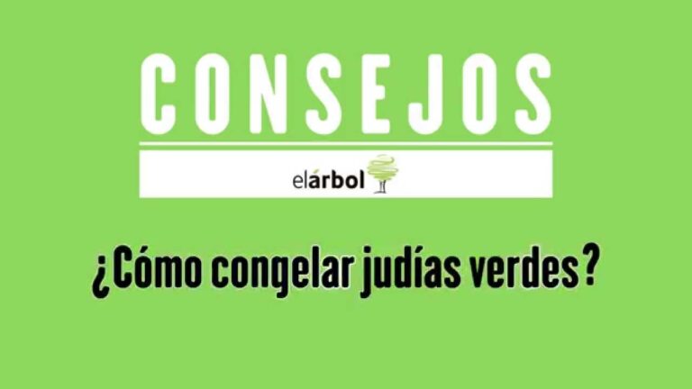 se puede congelar judías verdes con patatas cocidas