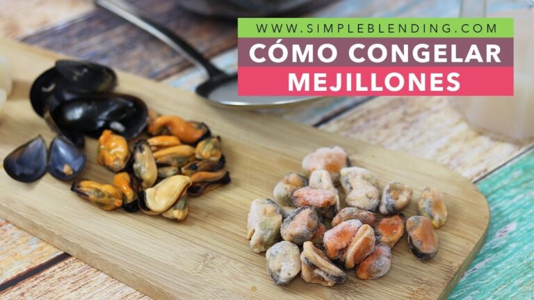 se pueden congelar los mejillones al vapor
