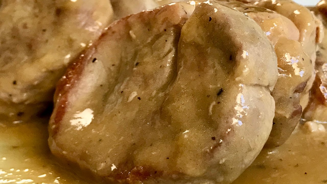 secreto en salsa de vino blanco