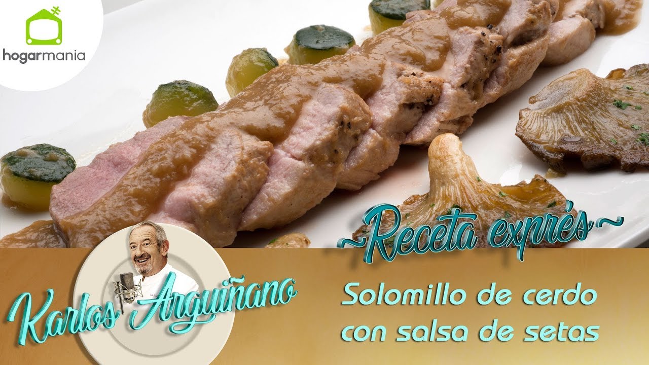 solomillo de cerdo en salsa de karlos arguiñano