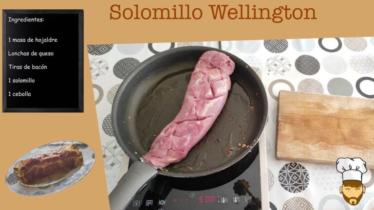 solomillo de cerdo wellington con bacon y queso