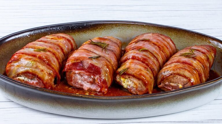 solomillo envuelto en bacon al horno