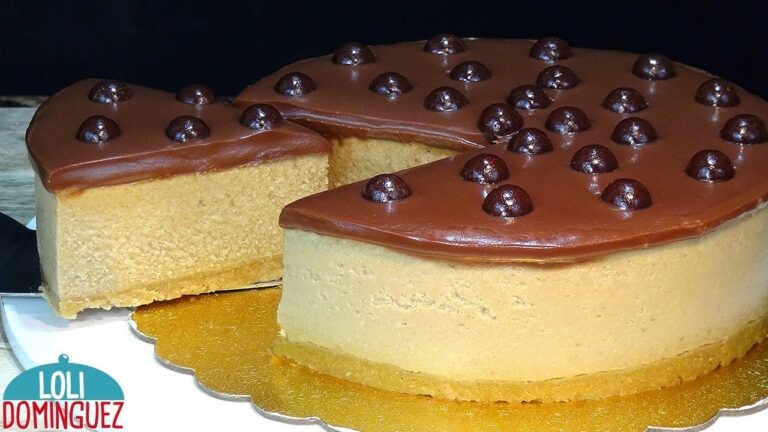 tarta de café con cuajada royal