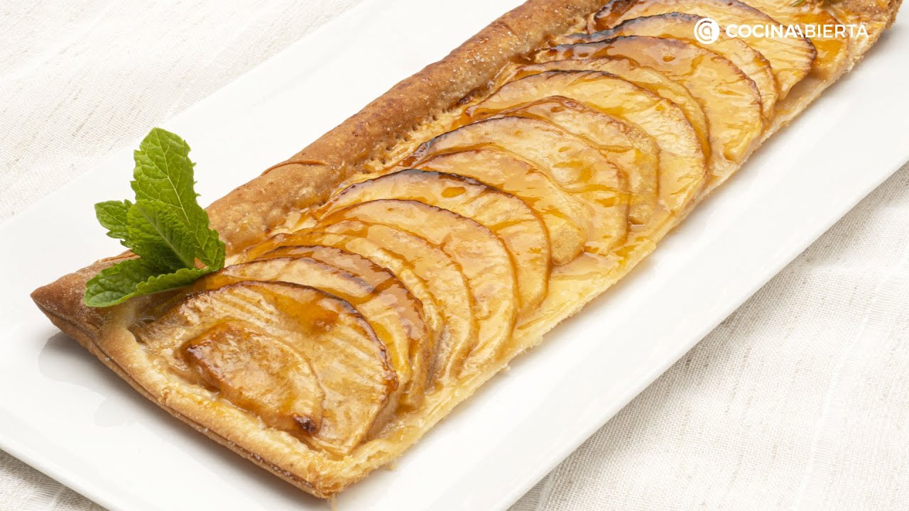 tarta de manzana de hojaldre arguiñano